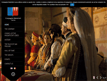 Tablet Screenshot of compagniabalestrierilucca.it